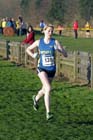 Tracy Millmore (Birtley) home in second place, 2013 Durham Cathedral Relays senior womens race.